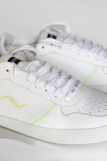MARGOT - Bianco / Lime Fluo